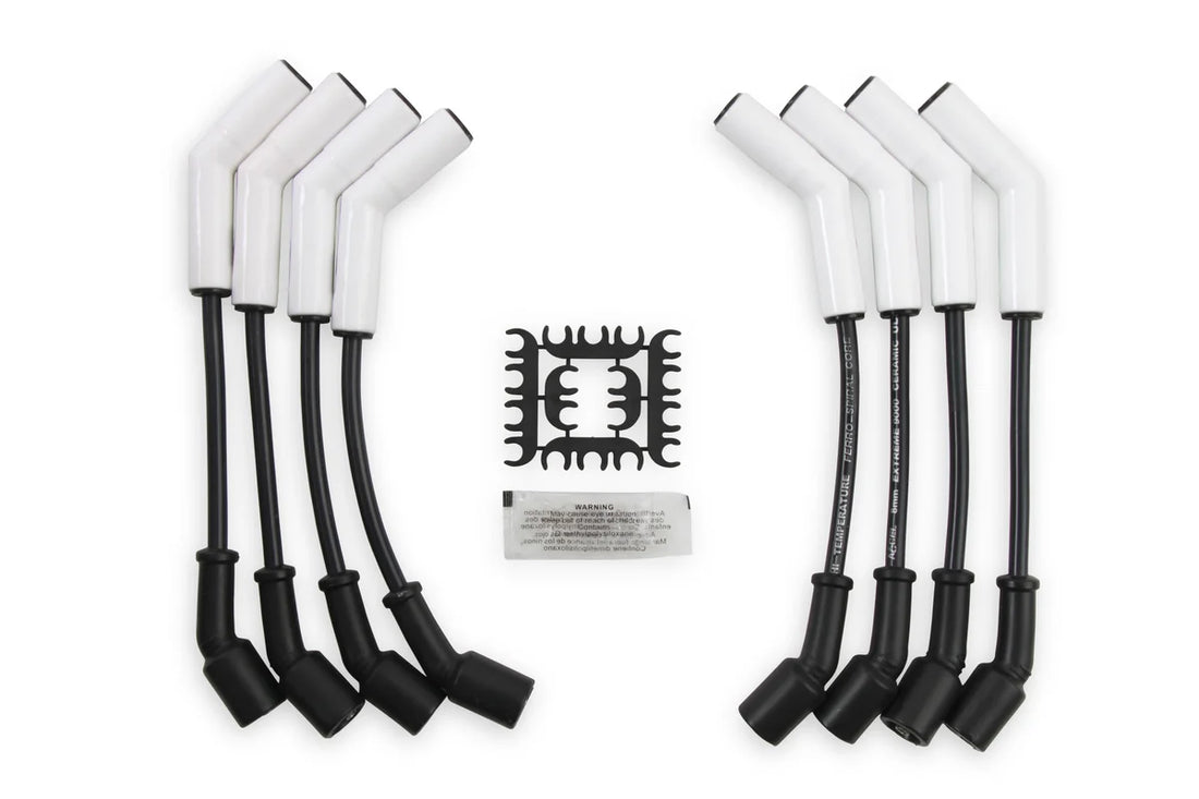 ACCEL Spark Plug Wire Set - Extreme 9000 Ceramic Boot - LS Terminals LS3/LS4/LS7 9070C - Side View