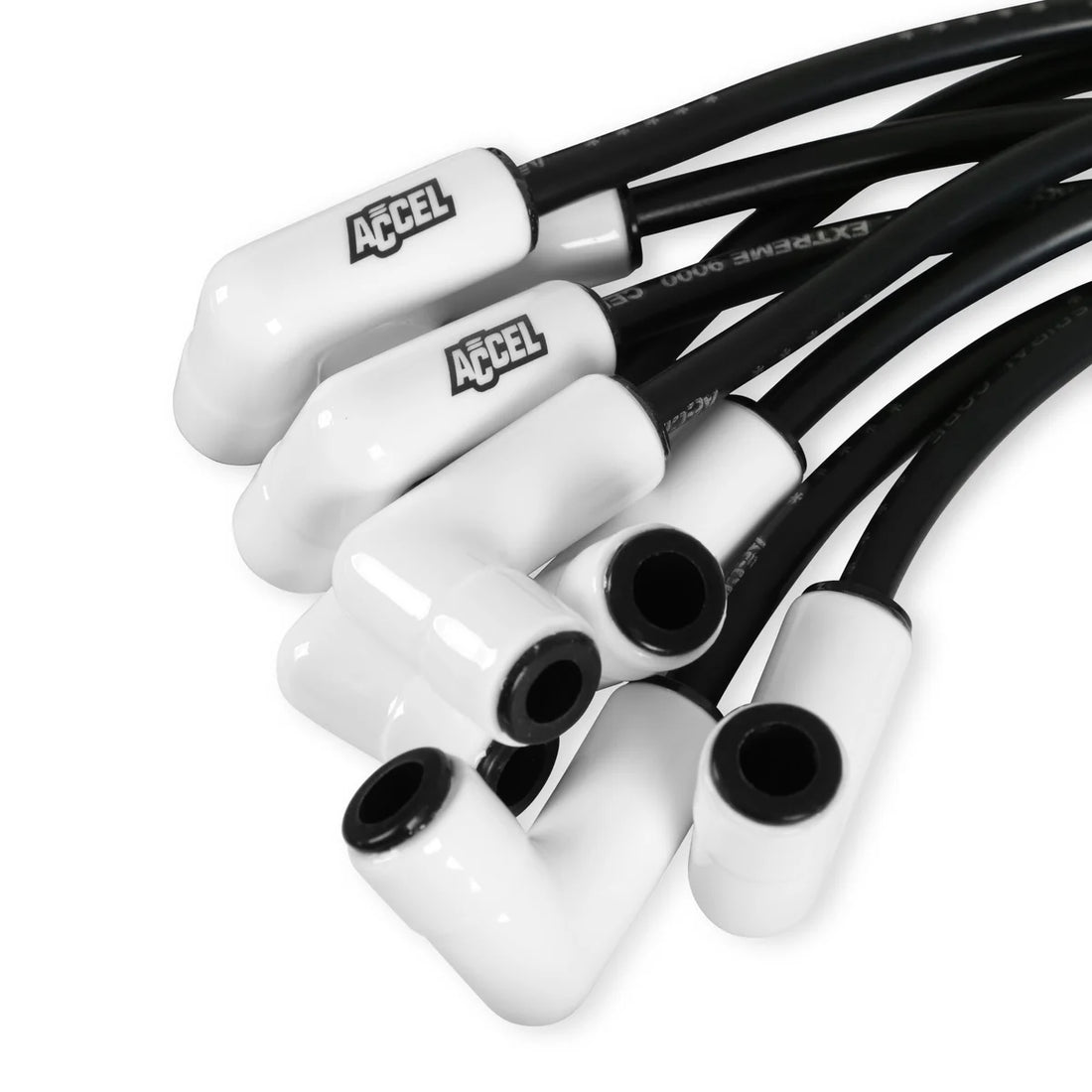 ACCEL Spark Plug Wire Set - Extreme 9000 Ceramic Boot - Chevy/GMC 85-97 5.0/5.7L TBI - Side View