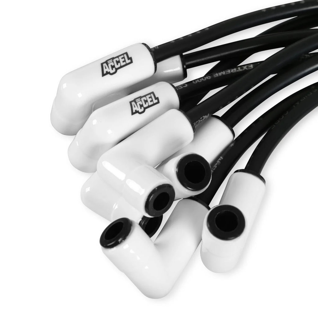 ACCEL Spark Plug Wire Set - Extreme 9000 Ceramic Boot - Chevy/GMC 85-97 5.0/5.7L TBI - Side View