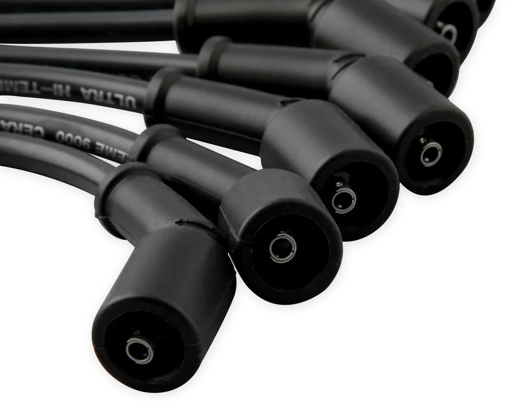 ACCEL Spark Plug Wire Set - Extreme 9000 Ceramic Boot - LS Terminals LS3/LS4/LS7 Black - Side View