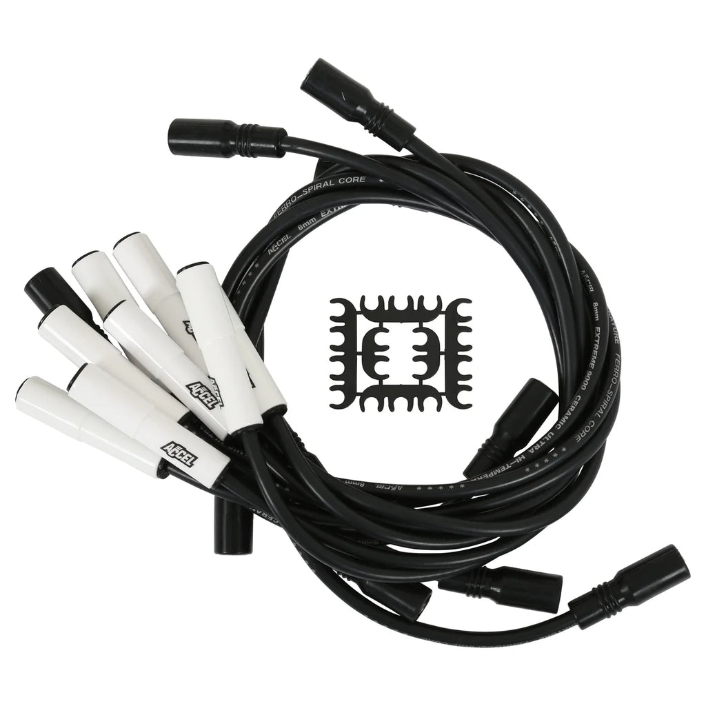 ACCEL Spark Plug Wire Set - Extreme 9000 Ceramic - Chevy/GMC Truck 96-2000 7.4L Vortec - Kit Contents