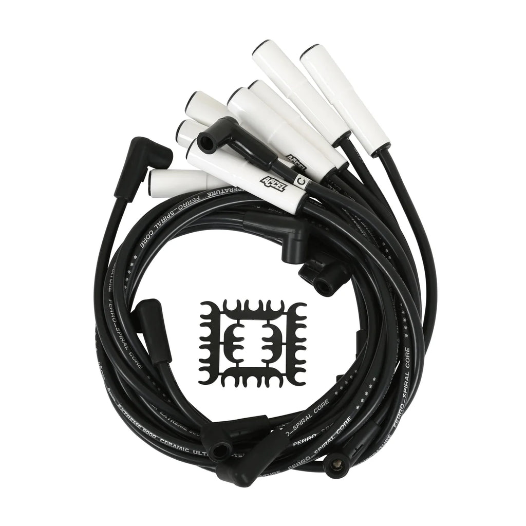 ACCEL Spark Plug Wire Set - Extreme 9000 Ceramic- Chevy/GM Big Block 90-95 (Except SS) - Kit Contents