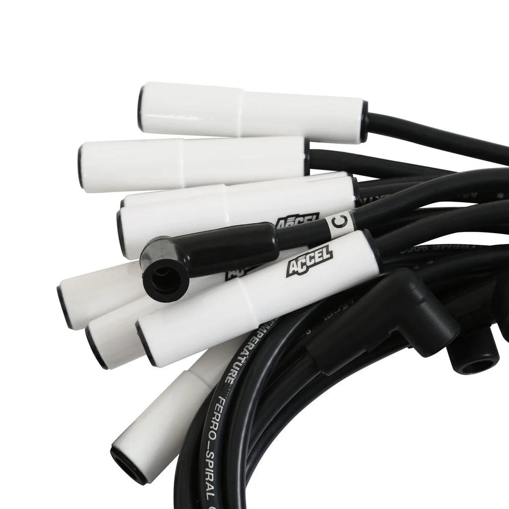 ACCEL Spark Plug Wire Set - Extreme 9000 Ceramic- Chevy/GM Big Block 90-95 (Except SS) - Side View
