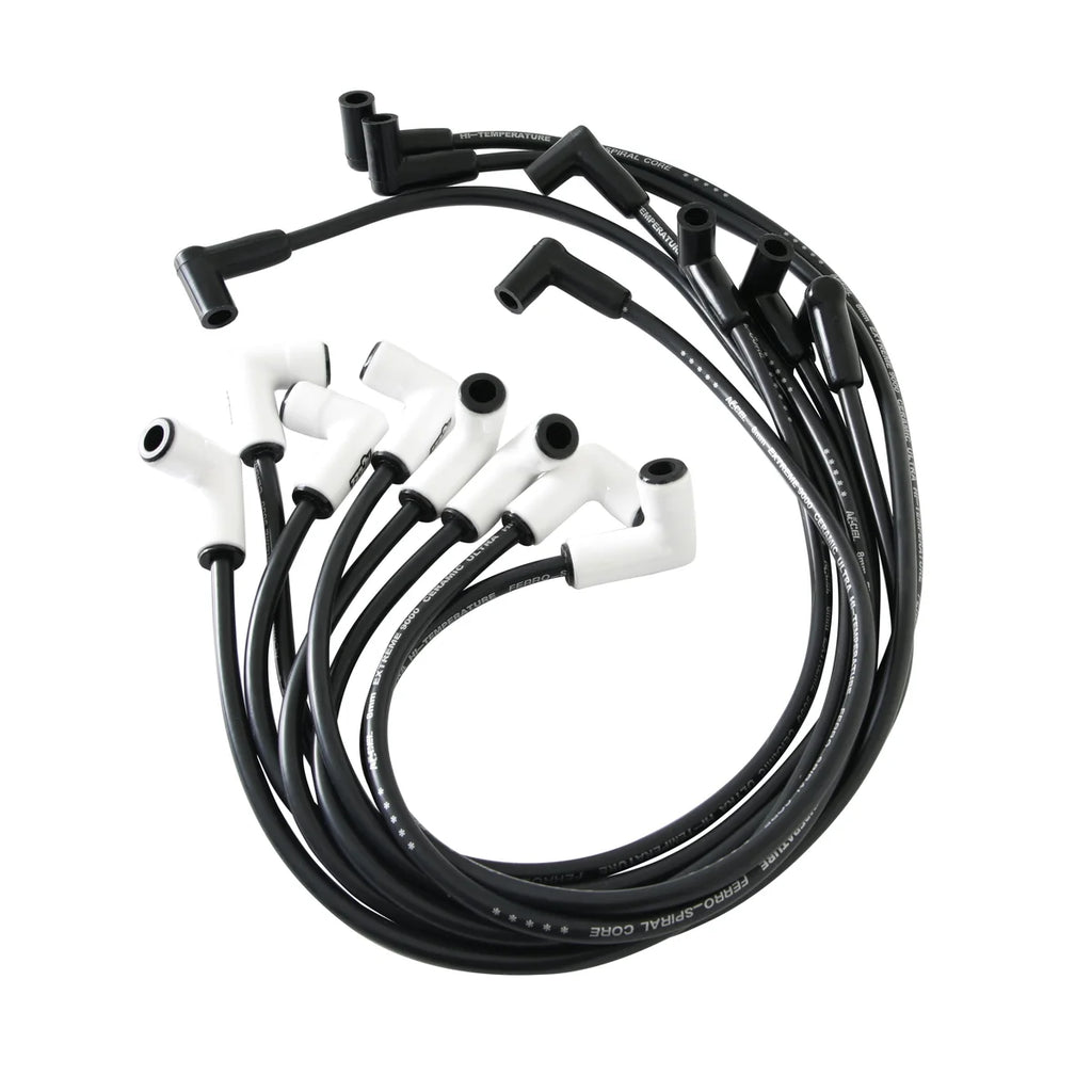 ACCEL Spark Plug Wire Set-Extreme 9000 Ceramic-Chevy/GMC V8 HEI 75-86 Over Valve Cover - Side View
