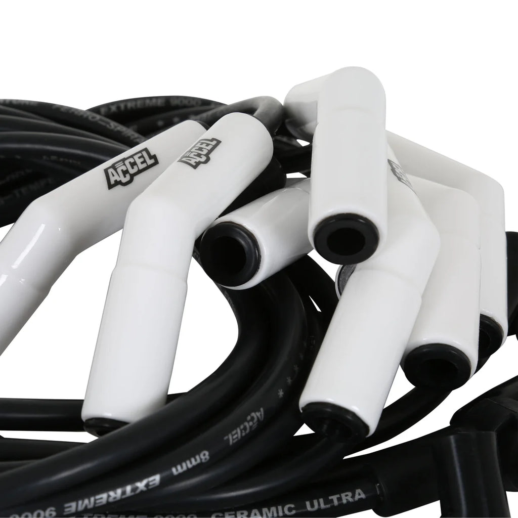 ACCEL Spark Plug Wire Set - Extreme 9000 Ceramic - Ford Mustang 86-93/Truck 88-98 7.5L - Back View
