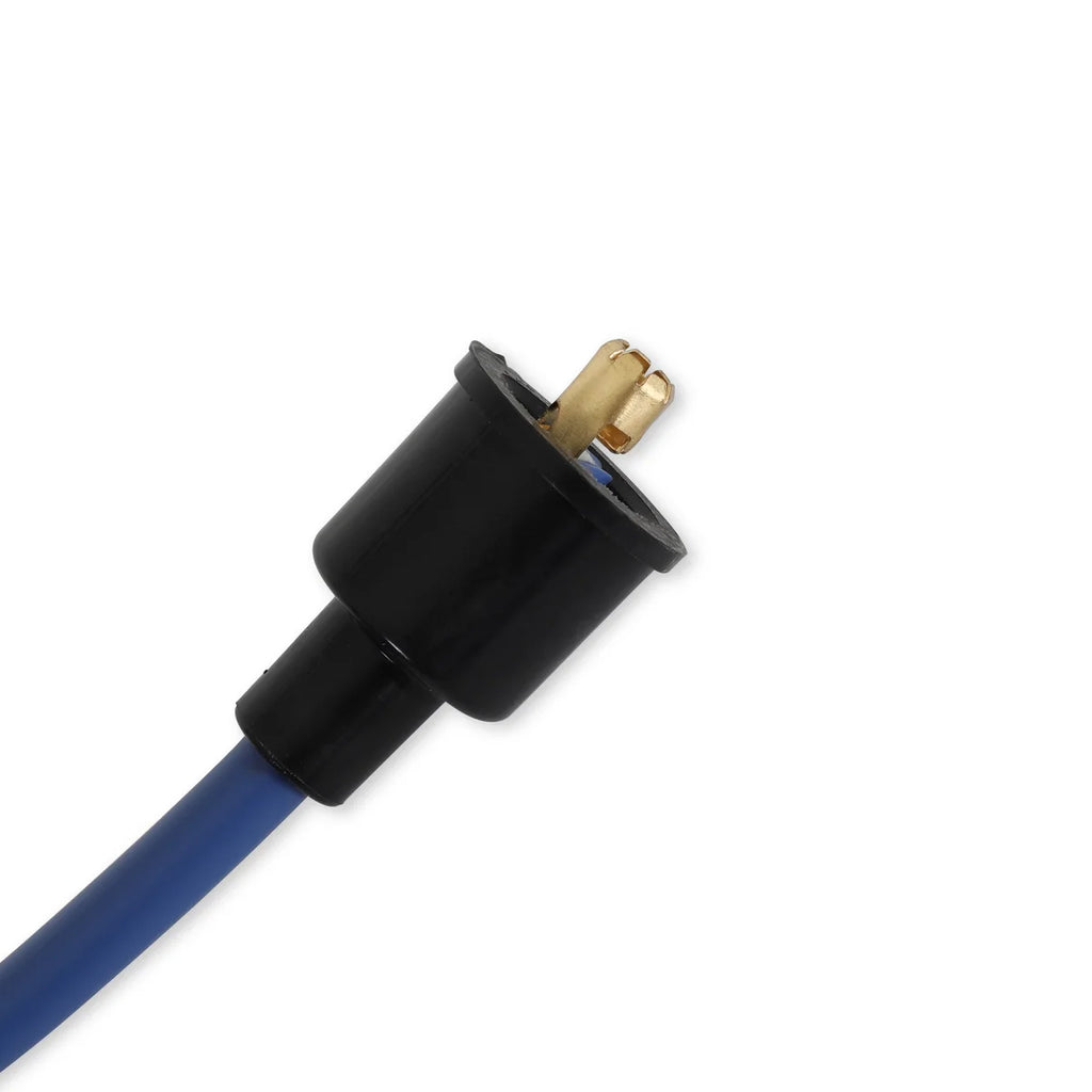 ACCEL Spark Plug Wire Set - Super Stock - Copper Spiral Core - 8mm - Blue - Side View