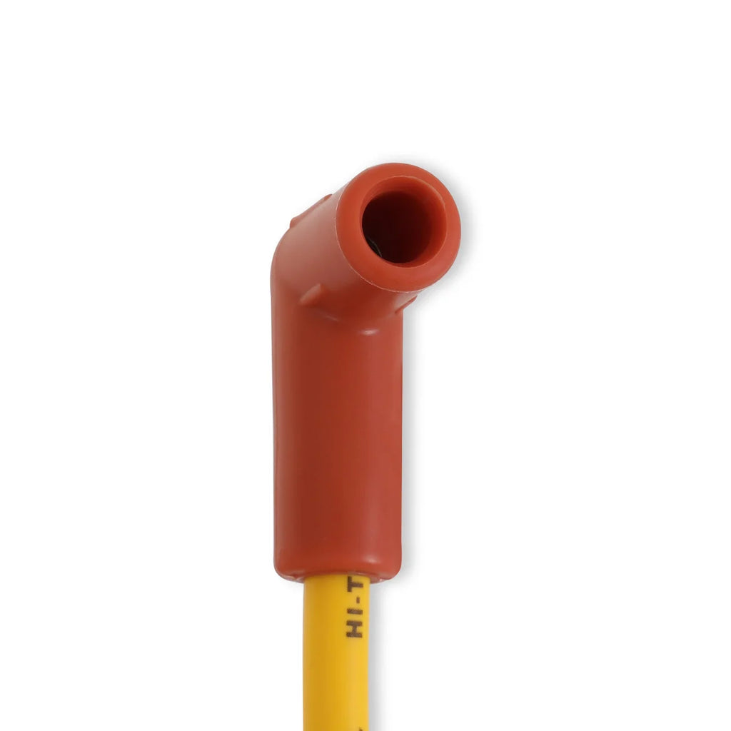 ACCEL Spark Plug Wire Set- Super Stock Graphite Core 8mm-Chevy 5.0/5.7L 1975-82-Yellow - Installation View