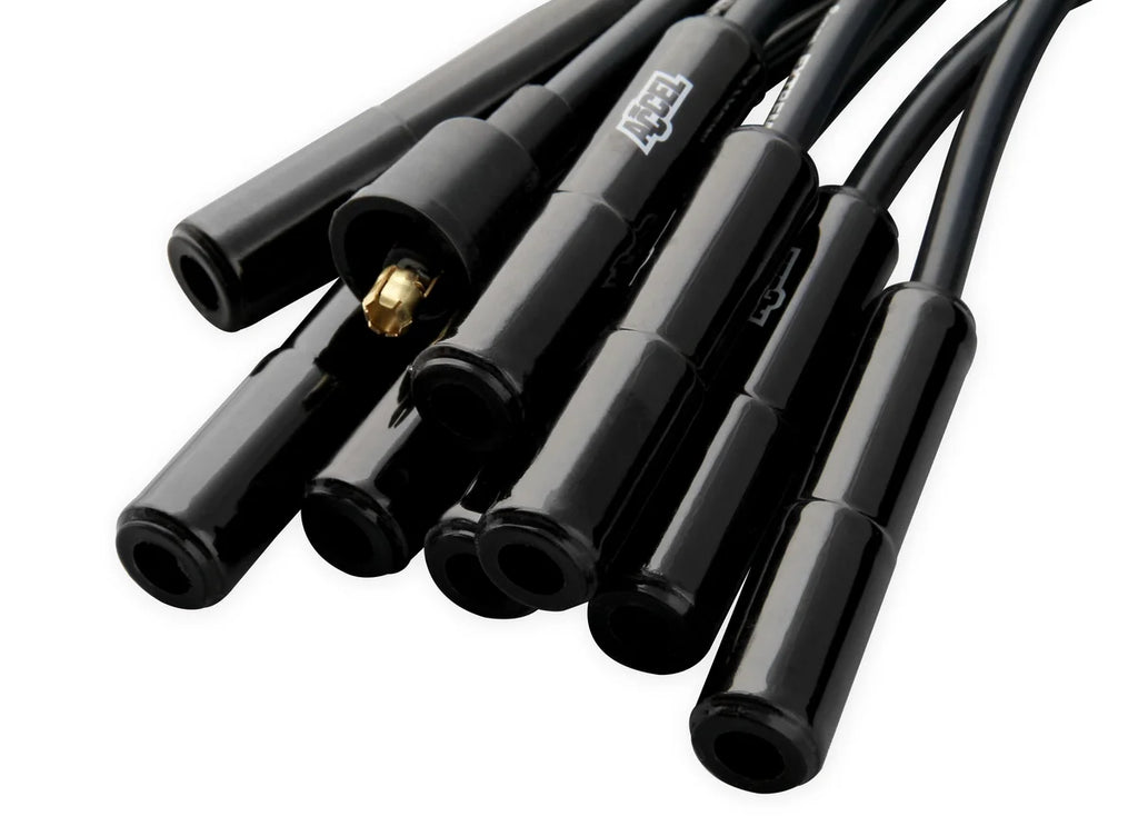 ACCEL Spark Plug Wire Set - Universal - 180 Deg Black Ceramic Boots 9000CK - Detail View