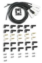 Load image into Gallery viewer, ACCEL Spark Plug Wire Set - Universal - 180 Deg White Ceramic Boots 9000C - Side View