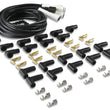 Load image into Gallery viewer, ACCEL Spark Plug Wire Set - Universal - 180 Deg White Ceramic Boots 9000C - Back View