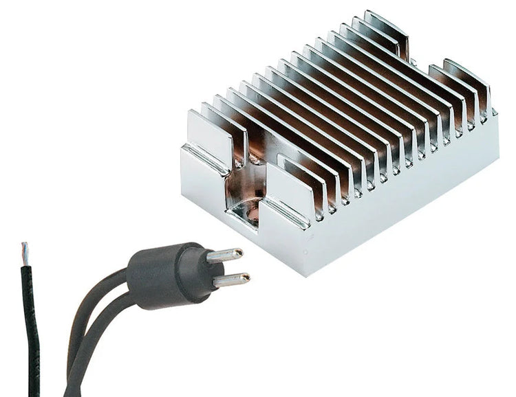 ACCEL Voltage Regulator, Chrome, Harley-Davidson 201121C