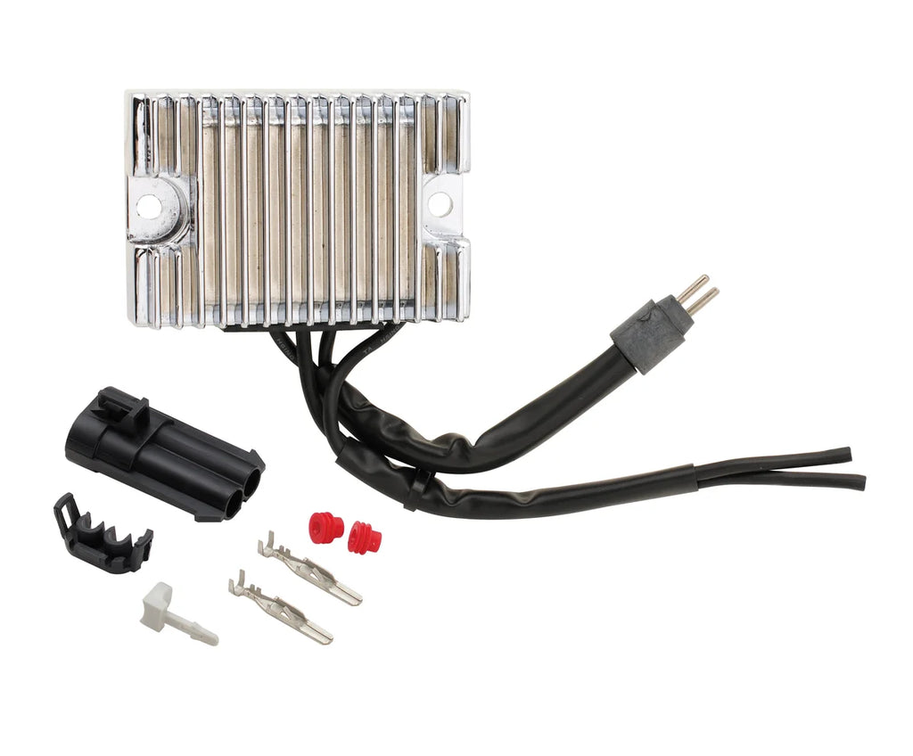 ACCEL Voltage Regulator, Chrome for Harley-Davidson 201137C