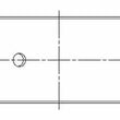 Load image into Gallery viewer, ACL Toyota/Lexus 2JZGE/2JZGTE 3.0L 0.25 Oversized High Performance Rod Bearing Set - Side View