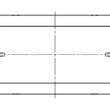 Load image into Gallery viewer, ACL 5M909H-STD Race Series Standard Size Main Bearing Set fits 1968-1973 Checker / Chevrolet / GMC - Back View