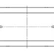 Load image into Gallery viewer, ACL 5M909H-STD Race Series Standard Size Main Bearing Set fits 1968-1973 Checker / Chevrolet / GMC - Back View