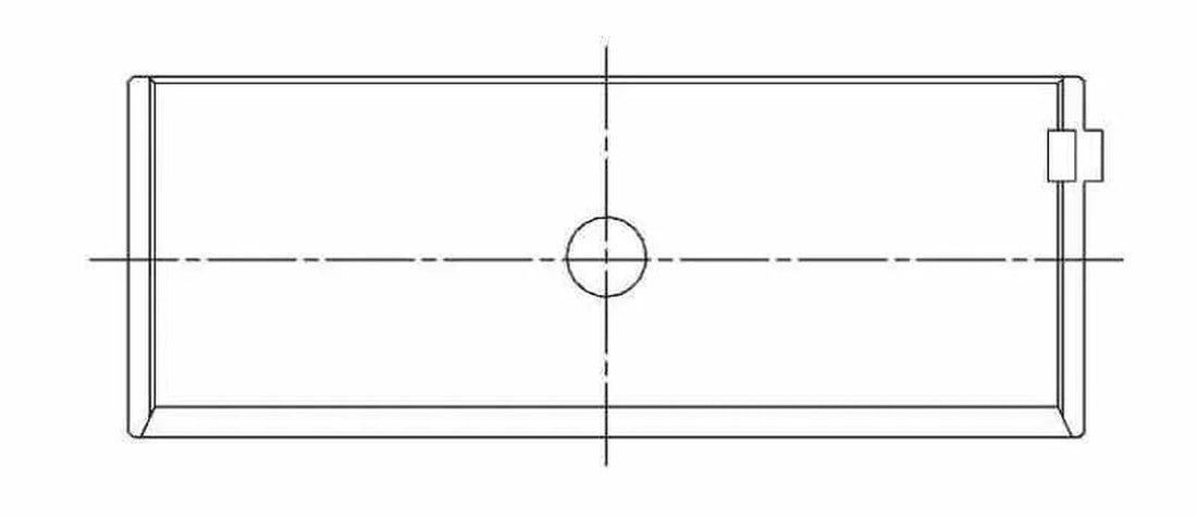 ACL Chevrolet V8 305-350-400 Race Series Con Rod Bearing Set - Side View