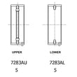 Load image into Gallery viewer, ACL 97+ Mitsubishi 1997-2350CC 4G63/4G64 Standard Size Alum Main Bearing Set - Detail View