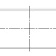 Load image into Gallery viewer, ACL Acura/Honda K20A3 / 98+ Honda F23A Standard Size High Performance Rod Bearing Set - Side View
