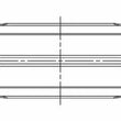 Load image into Gallery viewer, ACL BMW M20B20/M20B23/M20B25/M20B27 Standard Size Main Bearing Set - Side View