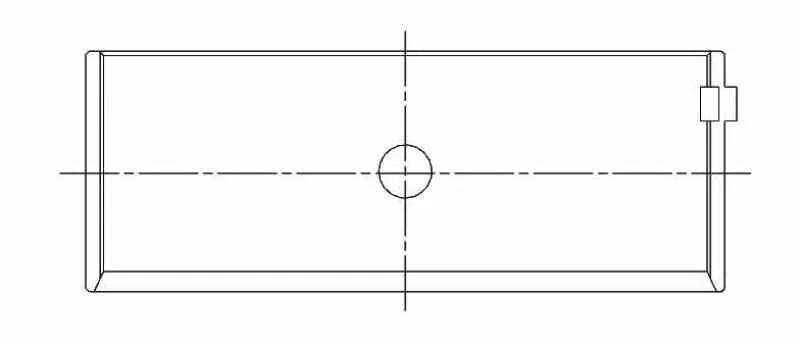 ACL Chevrolet V8 305-350-400 Race Series Con Rod Bearing Set - Side View