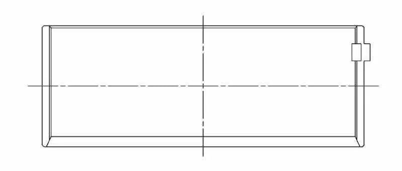 ACL Chevrolet V8 305-350-400 Race Series Narrowed Conrod Rod Bearing Set - Side View