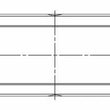 Load image into Gallery viewer, ACL Chevy V8 4.8/5.3/5.7/6.0L Race Series Standard Size Main Bearing Set - CT-1 Coated - Side View