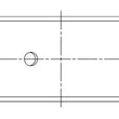 Load image into Gallery viewer, ACL Honda D16A6 Standard Size High Performance w/ Extra Oil Clearance Rod Bearing Set - Side View