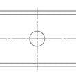Load image into Gallery viewer, ACL Honda/Acura 4 B18C1/C5 1797cc (Standard Size) Race Series Rod Bearing Set - Back View