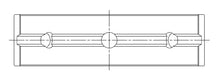 Load image into Gallery viewer, ACL Lexus V8 4.0L 1UZFE Standard Size Race Main Bearing Set - Back View