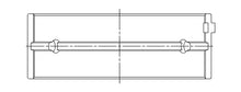 Load image into Gallery viewer, ACL Mitsubishi 4G93 1834CC Standard Size High Performance Main Bearing Set - Side View