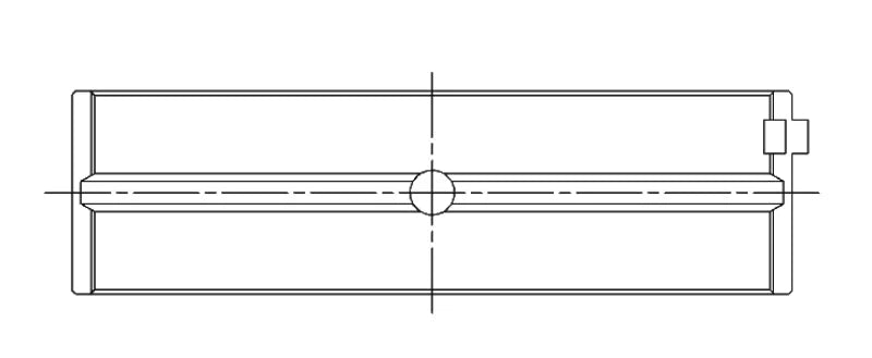 ACL Mitsubishi 6G72, 6G72T, 6G73 Main Bearings Standard Size - Installation View