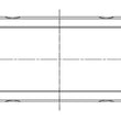 Load image into Gallery viewer, ACL Nissan L20/L24/L28 1998cc/2393cc/2753cc STD Size High Perf Main Bearing Set w/.001 Oil Clearance - Additional View 8