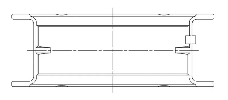 ACL Nissan RB26DETT Standard Size High Performance Main Bearing Set - Side View