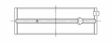 Load image into Gallery viewer, ACL Nissan SR20DE/DET (2.0L) Standard Size High Performance Main Bearing Set - CT-1 Coated - Back View