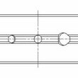 Load image into Gallery viewer, ACL Nissan SR20DE/DET GTiR Standard Size High Performance Main Bearing Set - 5 oil holes in upper - Back View