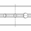 Load image into Gallery viewer, ACL Nissan SR20DE/DET GTiR Standard Size High Performance Main Bearing Set - 5 oil holes in upper - Back View
