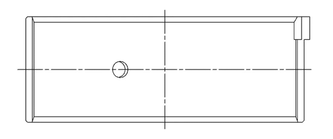 ACL Honda 4 1958-2056cc Standard Size High Performance Race Series Rod Bearing Set - Side View