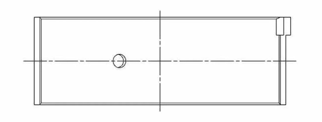 ACL Toyota/Lexus 2JZGE/2JZGTE 3.0L Standard Size High Performance Rod Bearing Set - Side View