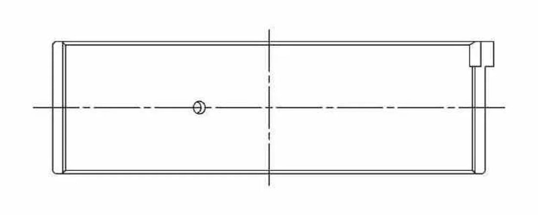 ACL Toyota 2AZFE (2.4L) Standard Size High Performance Rod Bearing Set - Side View