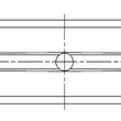 Load image into Gallery viewer, ACL Subaru EJ20/EJ22/EJ25 (For Thrust in #3 Position) Standard Size High Performance Main Bearing Se - Installation View