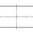 Load image into Gallery viewer, ACL Subaru EJ20/EJ22/EJ25 (Suits 48mm Journal Size) Standard Size High Performance Rod Bearing Set - Side View