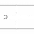 Load image into Gallery viewer, ACL Toyota/Lexus 2JZGE/2JZGTE 3.0L Standard Size High Performance w/ Extra Oil Clearance Rod Bearing - Side View