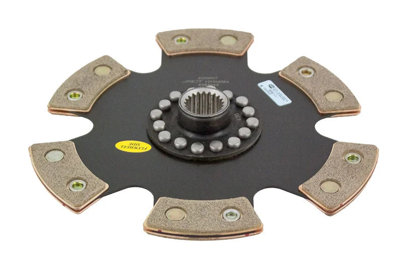 ACT 1987 Toyota Supra 6 Pad Rigid Race Disc - Back View