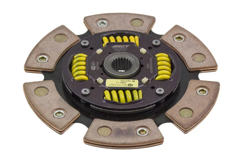 ACT 1988 Honda Civic 6 Pad Sprung Race Disc - Side View