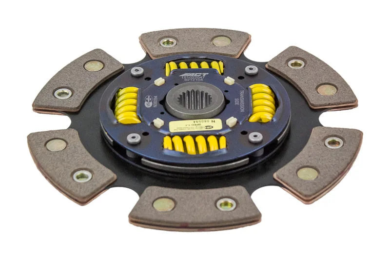 ACT 1989 Honda Civic 6 Pad Sprung Race Disc - Side View