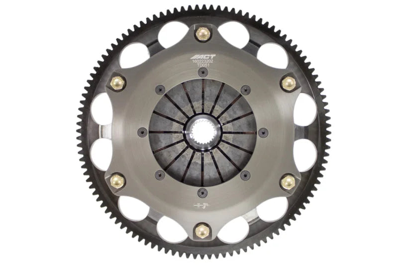 ACT 1989 Nissan 240SX Twin Disc Sint Iron Race Kit Clutch Kit - Side View