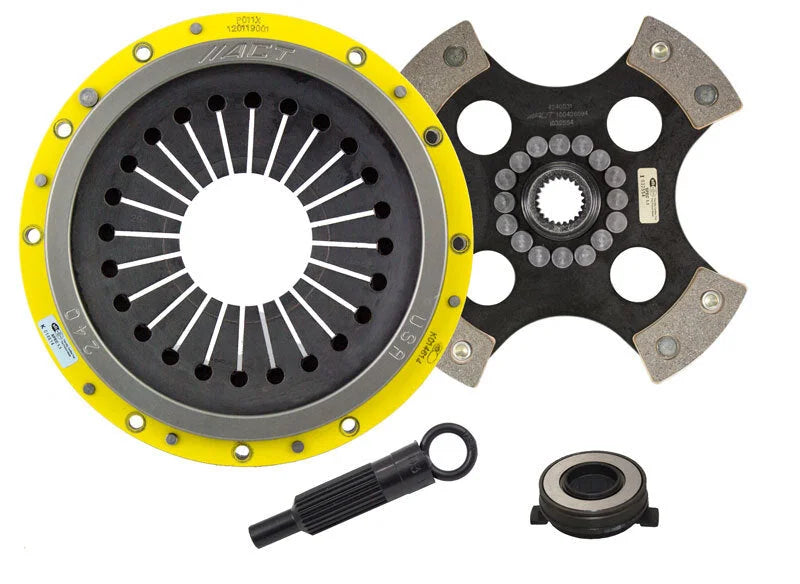 ACT 1991 Porsche 911 XT/Race Rigid 4 Pad Clutch Kit - Main Product View