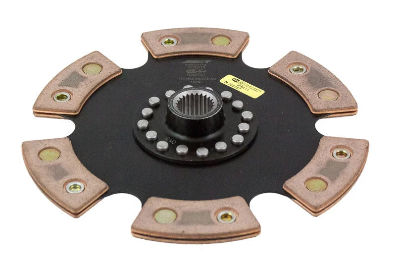 ACT 1991 Subaru Legacy 6 Pad Rigid Race Disc - Side View