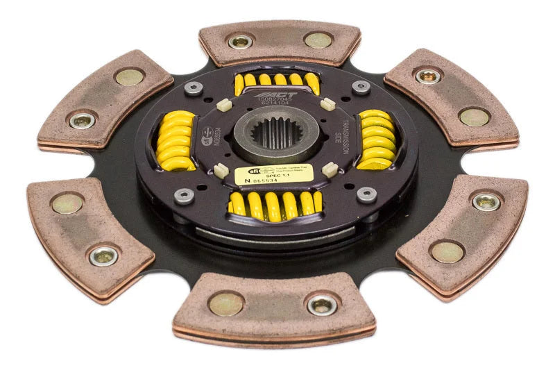 ACT 1993 Hyundai Elantra 6 Pad Sprung Race Disc - Back View