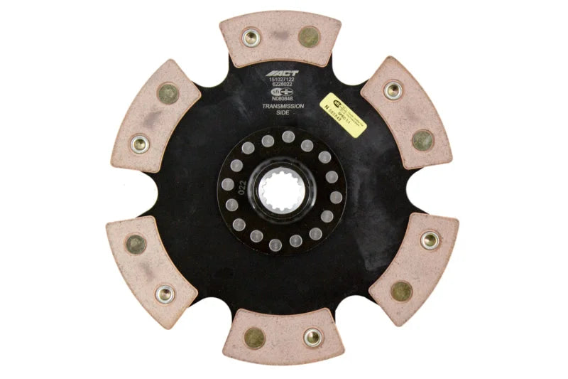 ACT 1993 Jeep Wrangler 6 Pad Rigid Race Disc - Main Product View